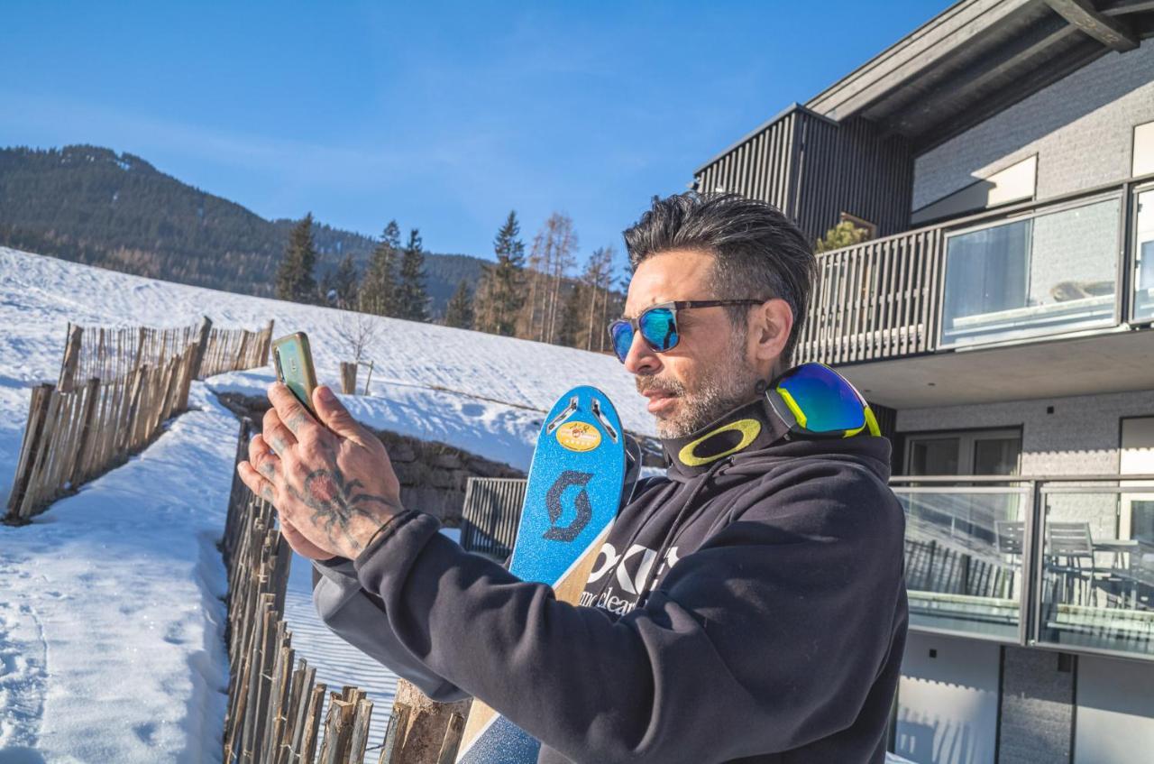 Apart Herzog - Design Apartments Leogang direkt an der Steinbergbahn und -piste Exterior foto